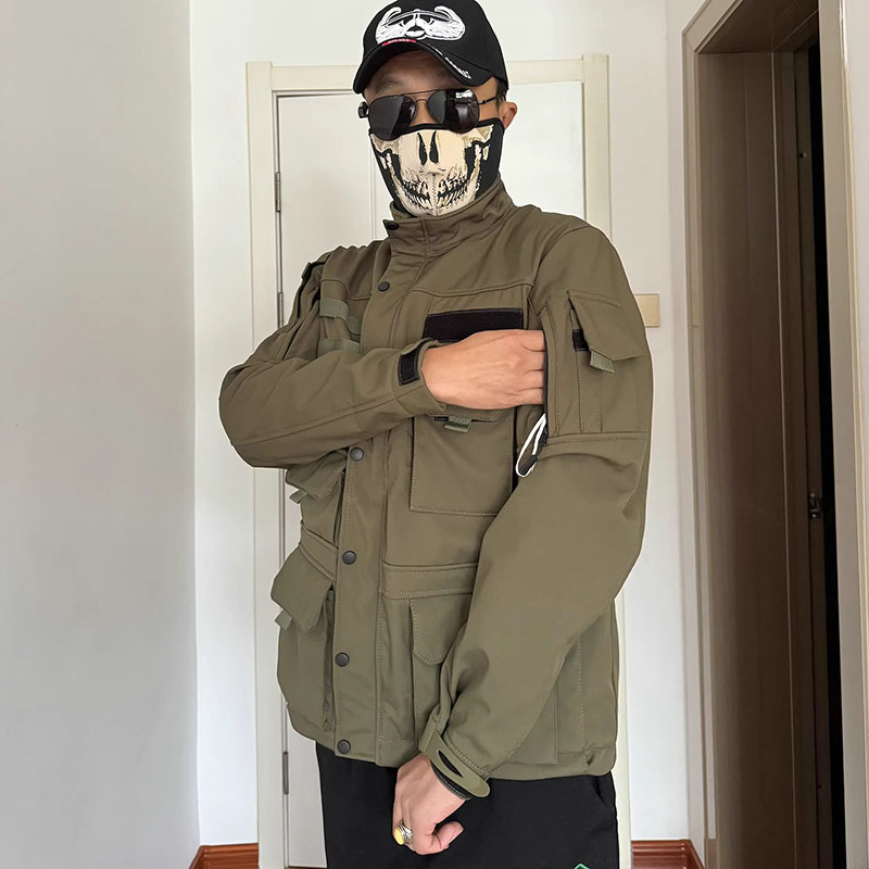 Windbreak Shell Jacket - Beetle Mark 5 Soft Shell COS