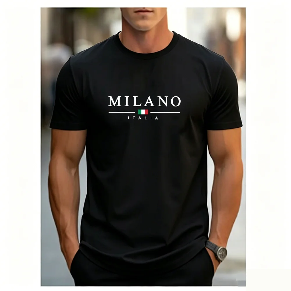Street Fashion Milan - Men's Summer Simple and Fashionable Milan