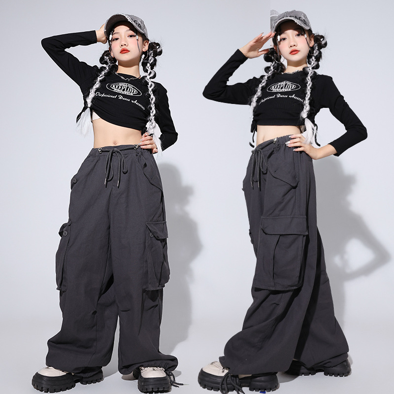 Girls Hip Hop Crop Top Loose C - đánh giá và giá Street Fashion Outfit Girl