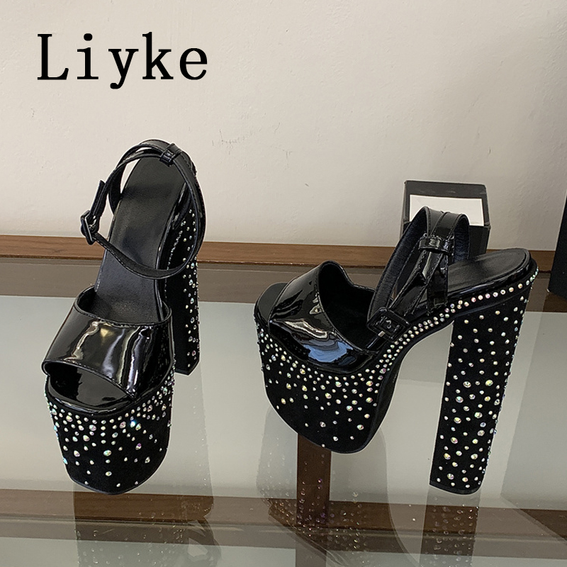 Liyke Fashion Crystal Rhinesto - đánh giá và giá Street Fashion Shoes