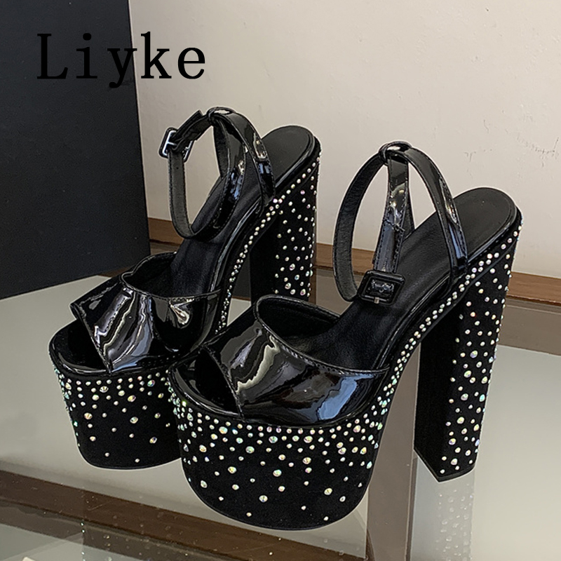 Liyke Fashion Crystal Rhinesto - đánh giá và giá Street Fashion Shoes