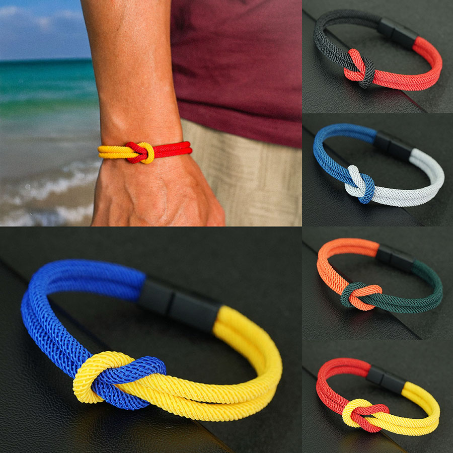 5 Styles Men Rope Bracelet Tru - đánh giá và giá Street Fashion Milan