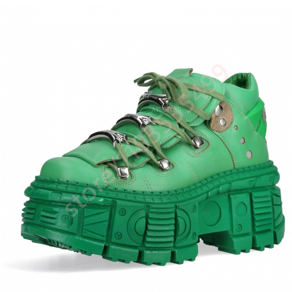 Thick-Soled Punk Rivet Y2K Sho - đánh giá và giá Street Fashion Y2K
