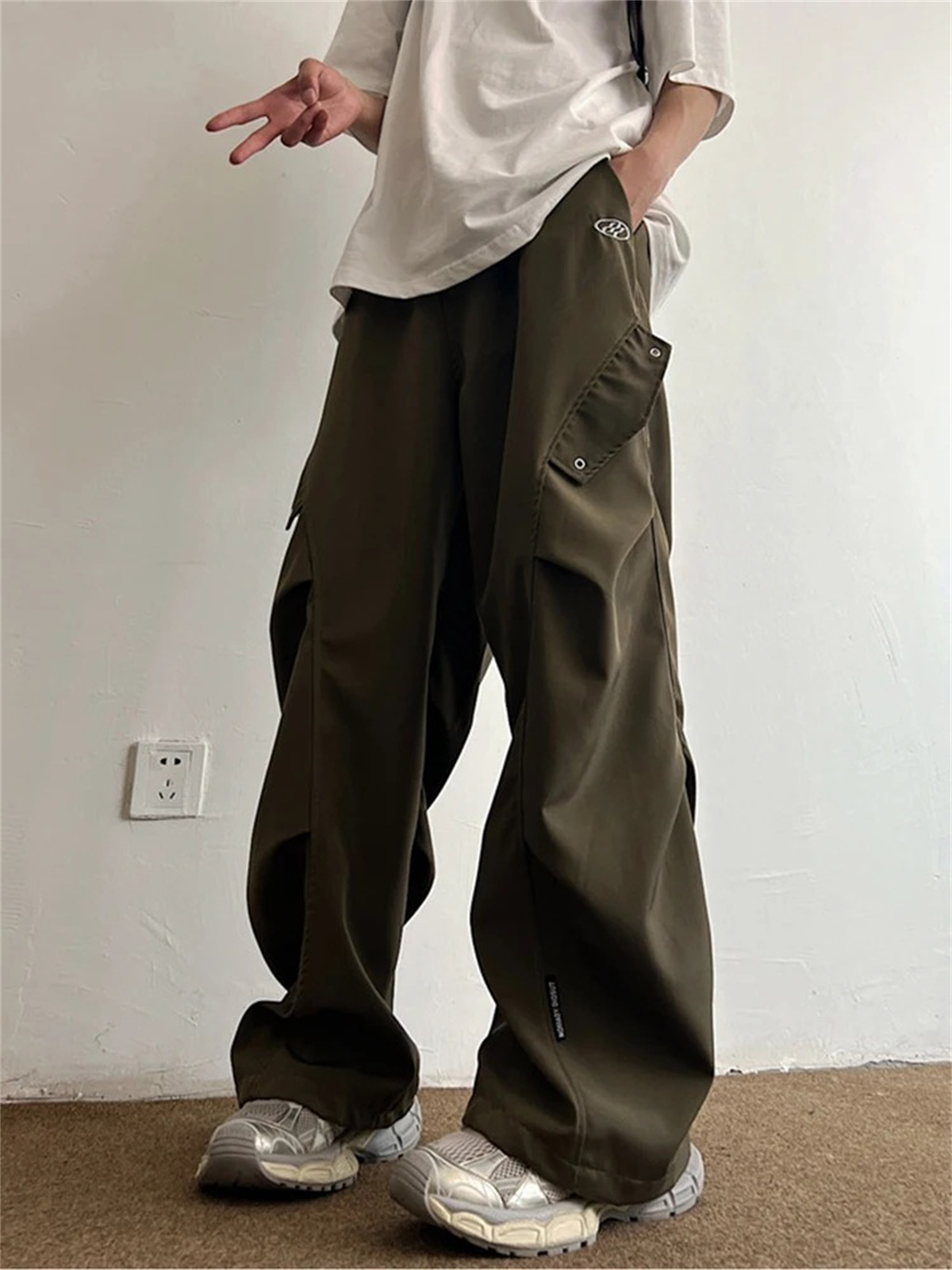 Black Cartoon Cargo Pants Men  - đánh giá và giá Cargo Pant Wide