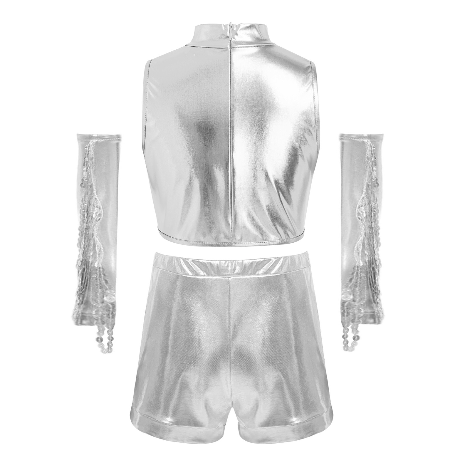 Kids Sparkling Metallic Sequin - đánh giá và giá Street Fashion Outfit Girl