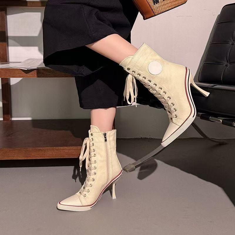 Y2K Girl's Shoes Designer High - đánh giá và giá Street Fashion Y2K