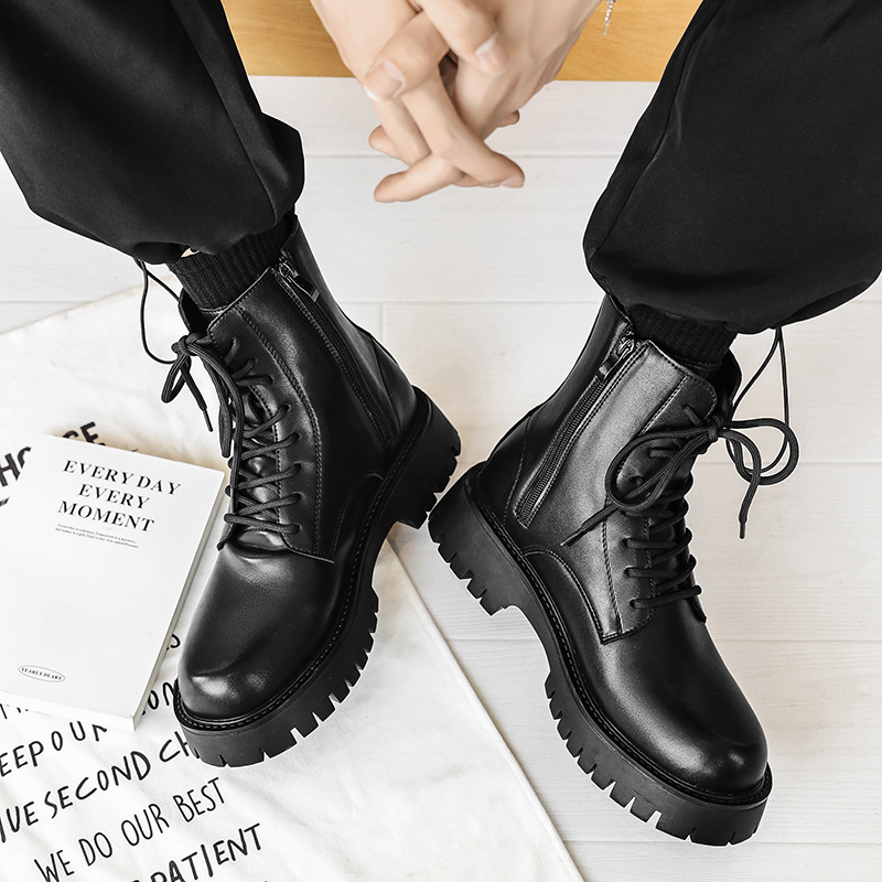 2025 Trend Men Boots Sneakers  - đánh giá và giá Street Fashion Punk