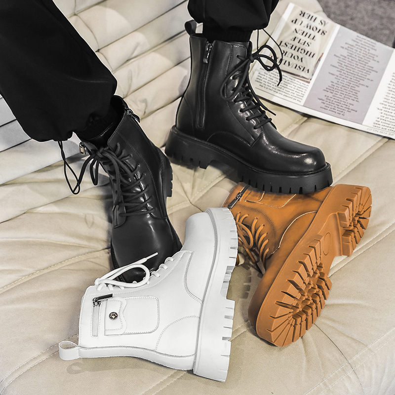2025 Trend Men Boots Sneakers  - đánh giá và giá Street Fashion Punk