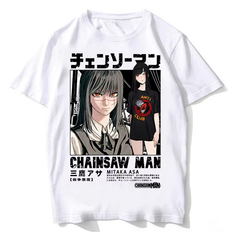 2026 New Chainsaw Man  Asa Tee - đánh giá và giá Street Fashion Anime