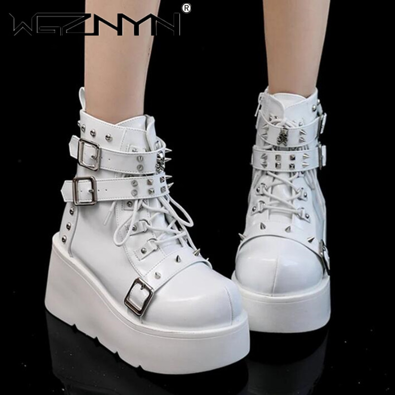 NEW Ladies Wedges High Heels B - đánh giá và giá Street Fashion Punk