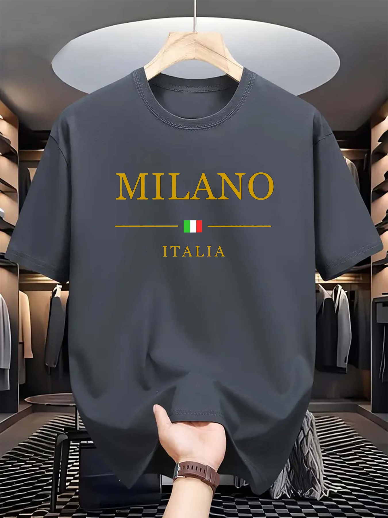 Men's summer 3d printed T-shir - đánh giá và giá Street Fashion Milan