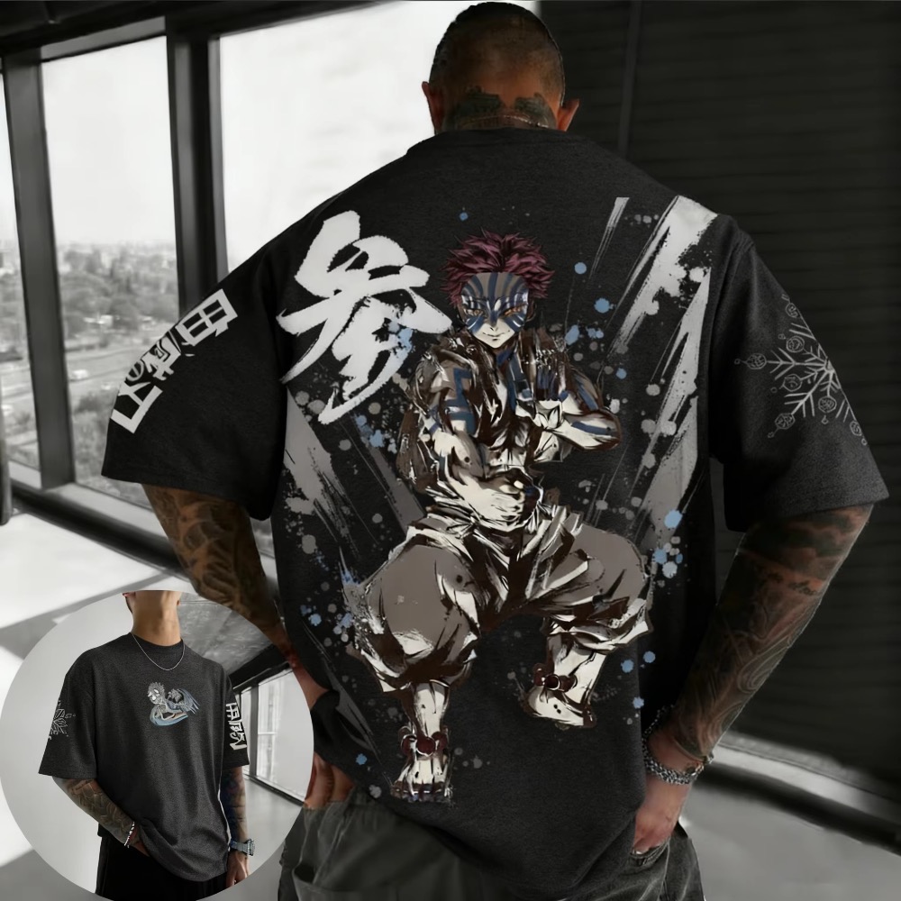 Summer Plus Size Demon Slayer  - đánh giá và giá Street Fashion Anime