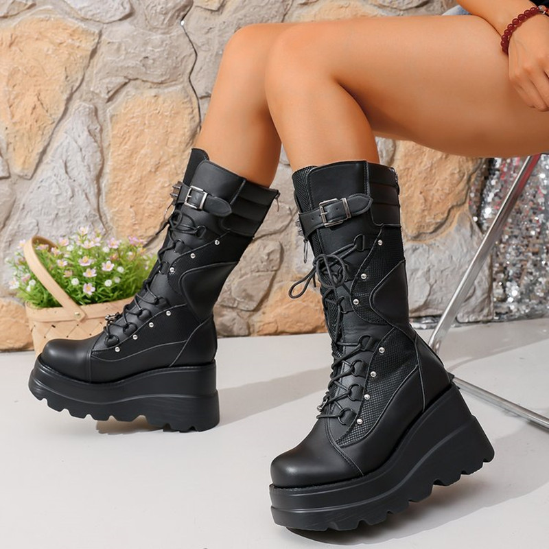Brand New Ladies Goth Platform - đánh giá và giá Street Fashion Goth