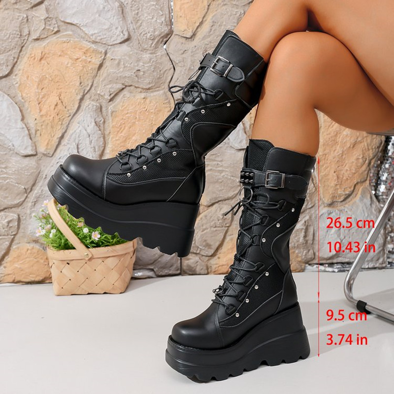 Brand New Ladies Goth Platform - đánh giá và giá Street Fashion Goth