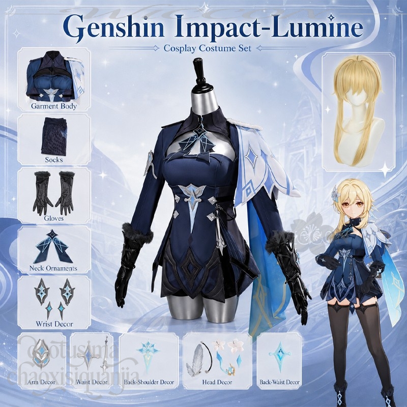 Anime Game Genshin Impact Cosp - đánh giá và giá Street Fashion Anime