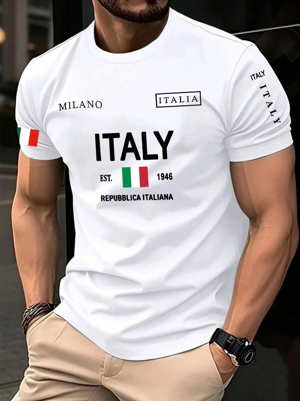 European and American Men's Su - đánh giá và giá Street Fashion Milan