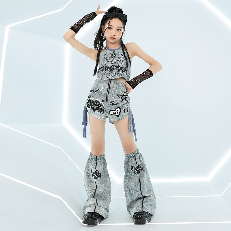 Cool Girl Hip Hop Jeans Tops F - đánh giá và giá Street Fashion Outfit Girl