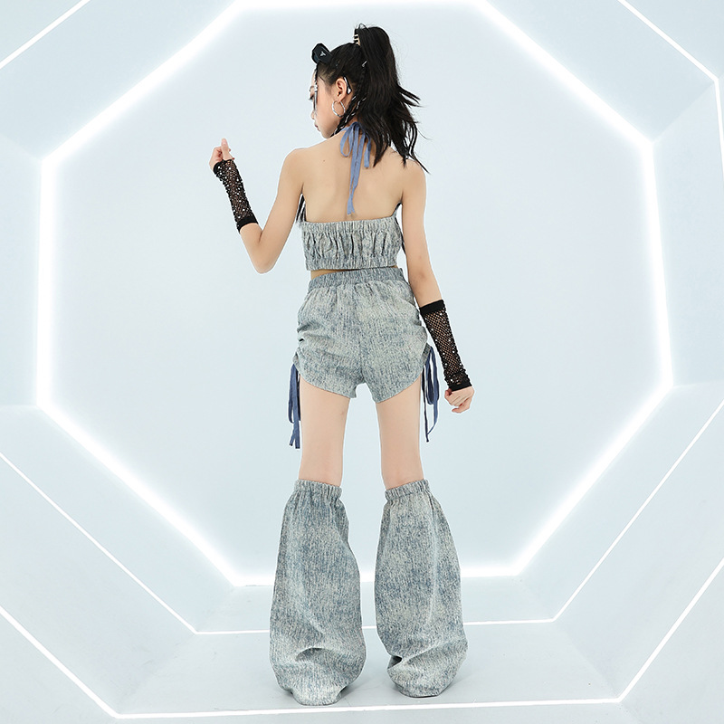 Cool Girl Hip Hop Jeans Tops F - đánh giá và giá Street Fashion Outfit Girl