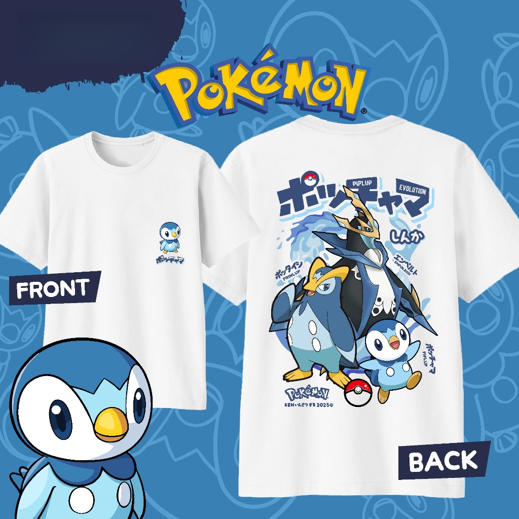 Anime Pokémon Piplup Evolution - đánh giá và giá Street Fashion Anime