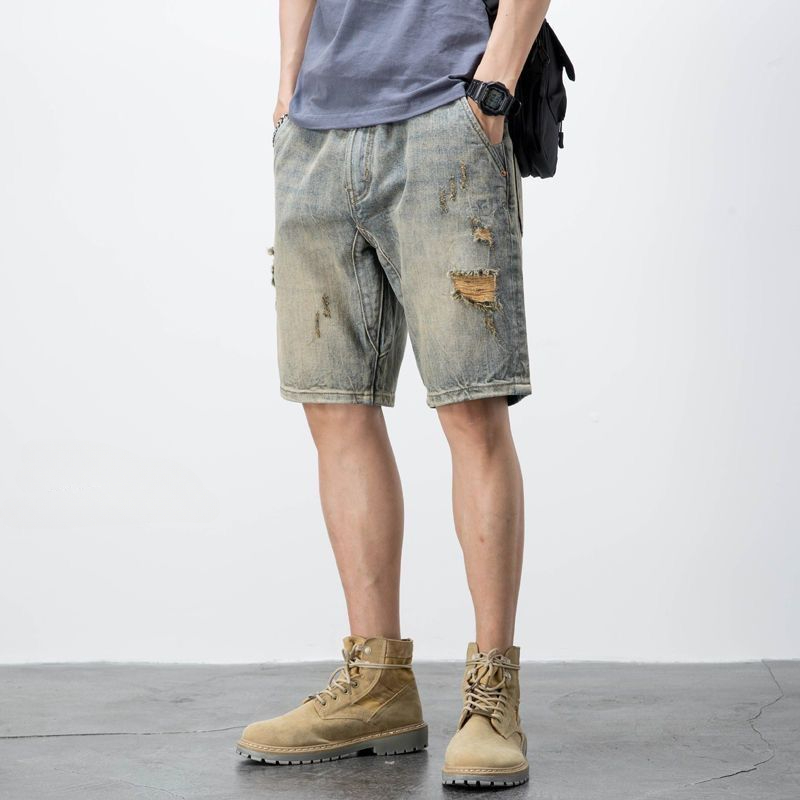 Short Jeans Pants for Men Over - đánh giá và giá Street Fashion Harajuku