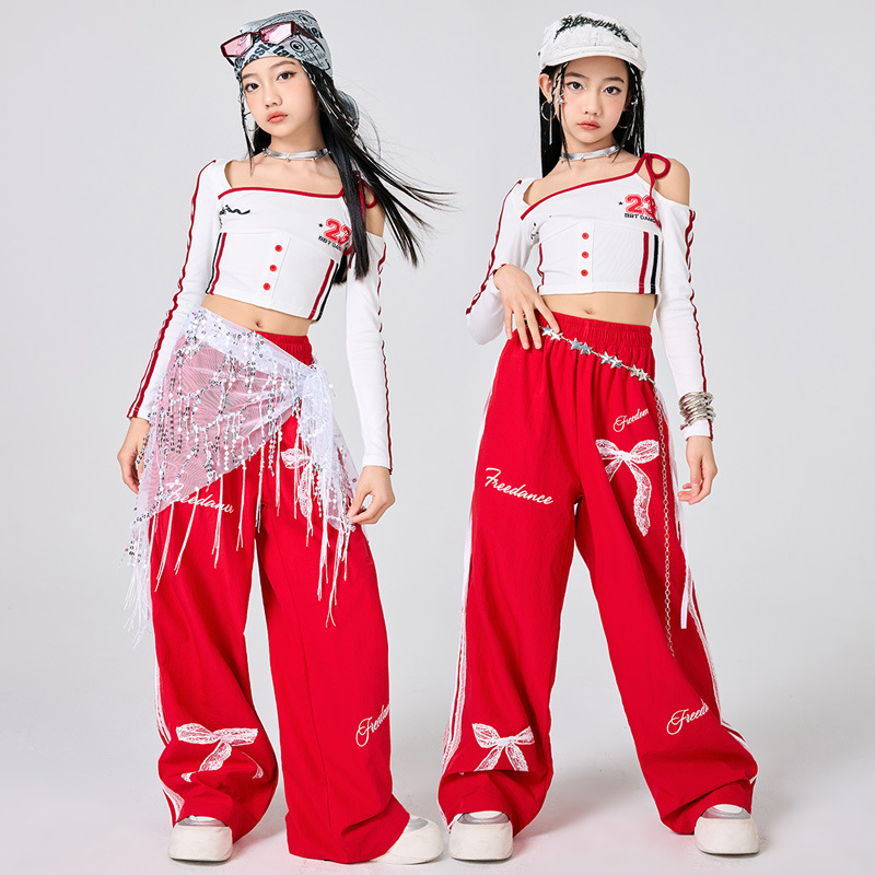 Girls Hip Hop Clothes White To - đánh giá và giá Street Fashion Outfit Girl