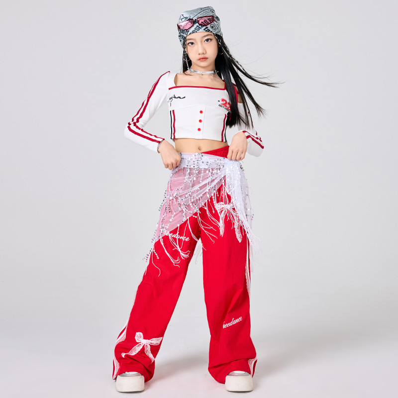 Girls Hip Hop Clothes White To - đánh giá và giá Street Fashion Outfit Girl
