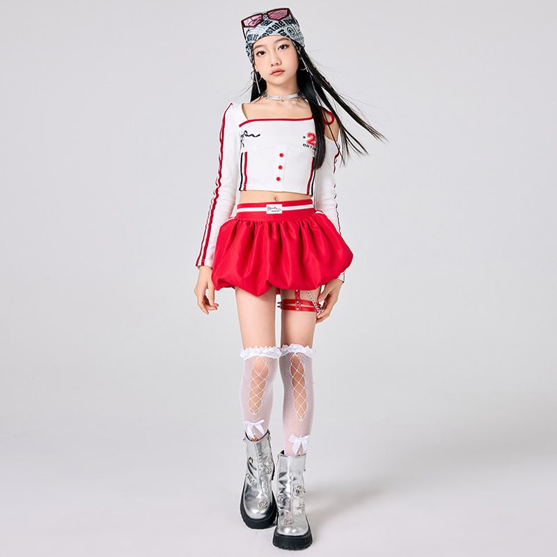 Girls Hip Hop Clothes White To - đánh giá và giá Street Fashion Outfit Girl