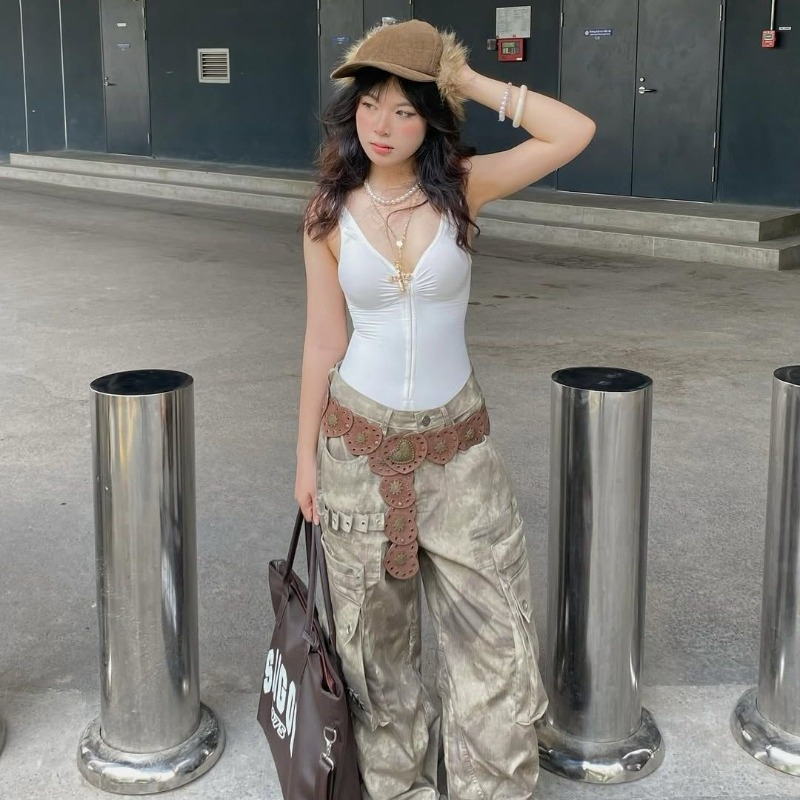 Ezgaga Bodysuits Women Sexy V  - đánh giá và giá Street Fashion Harajuku