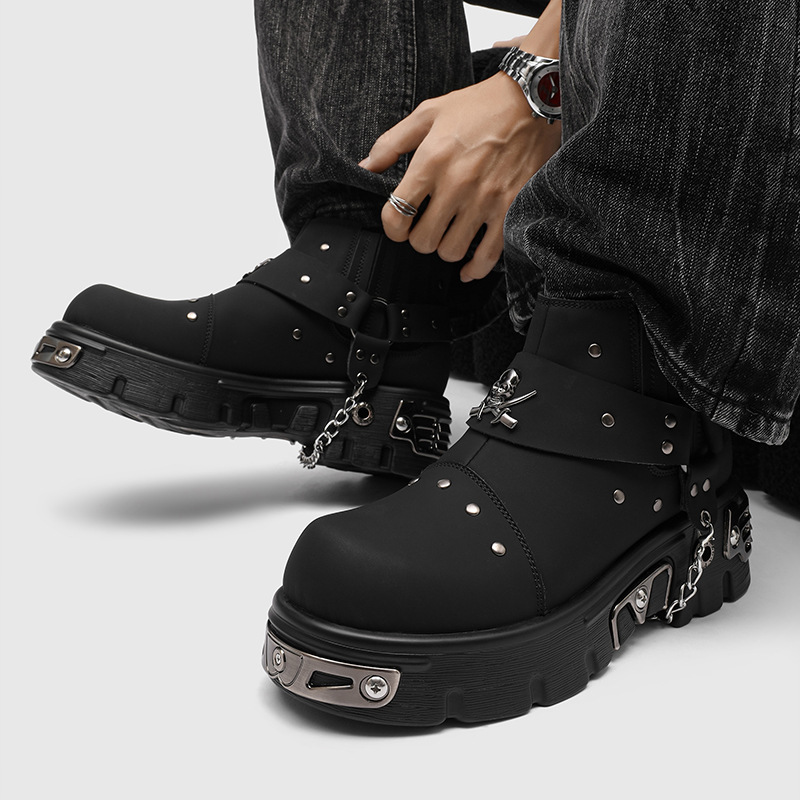 Rock Punk Metal Patchwork Moto - đánh giá và giá Street Fashion Punk