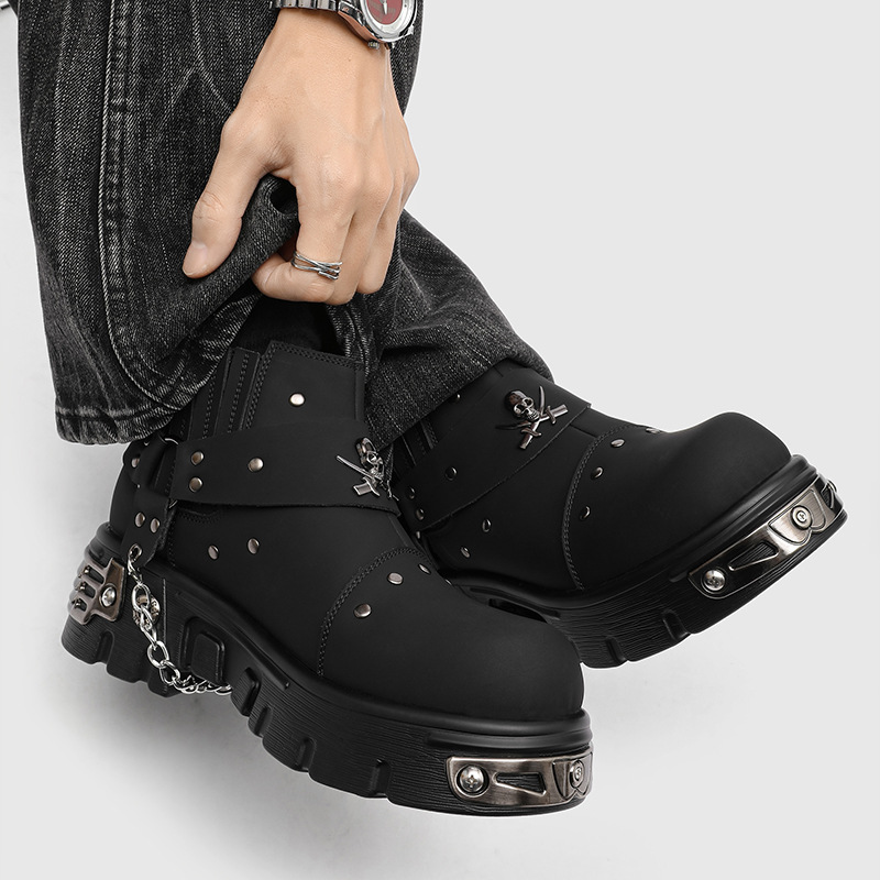 Rock Punk Metal Patchwork Moto - đánh giá và giá Street Fashion Punk