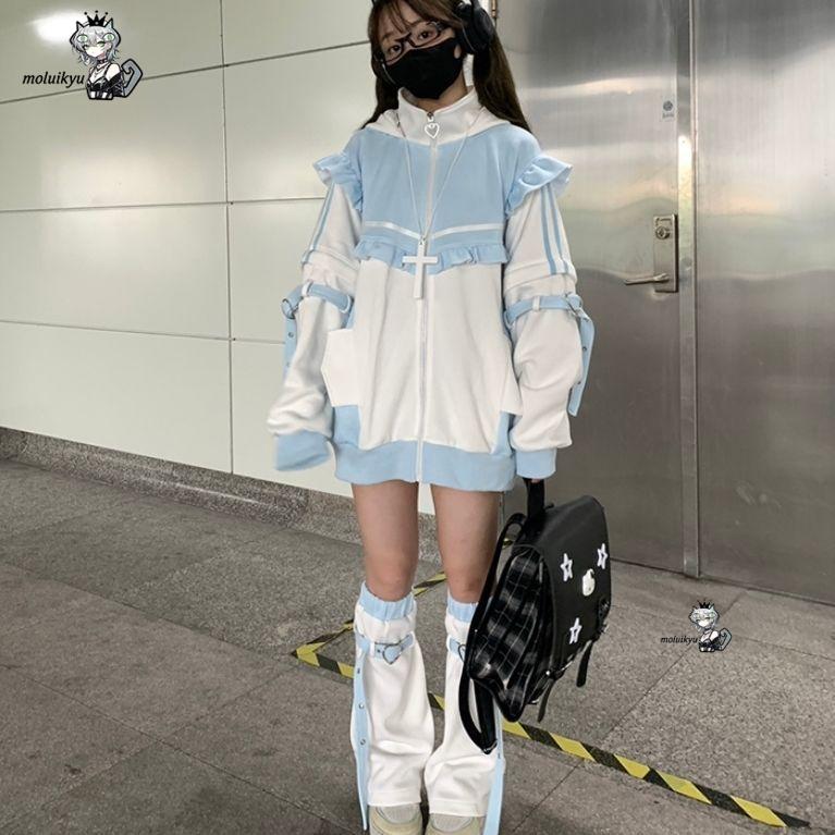 Y2K Kawaii Cat Ear Hoodie Wome - đánh giá và giá Street Fashion Harajuku