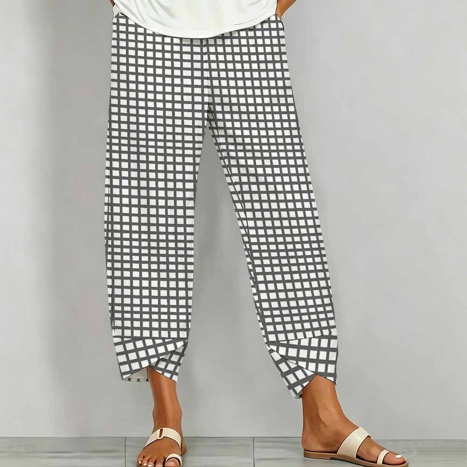 Fashion Trousers Retro Printed - đánh giá và giá Fashion Street Yoga
