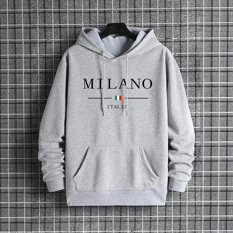 Italy Milan Fashion Men's Hood - đánh giá và giá Street Fashion Milan