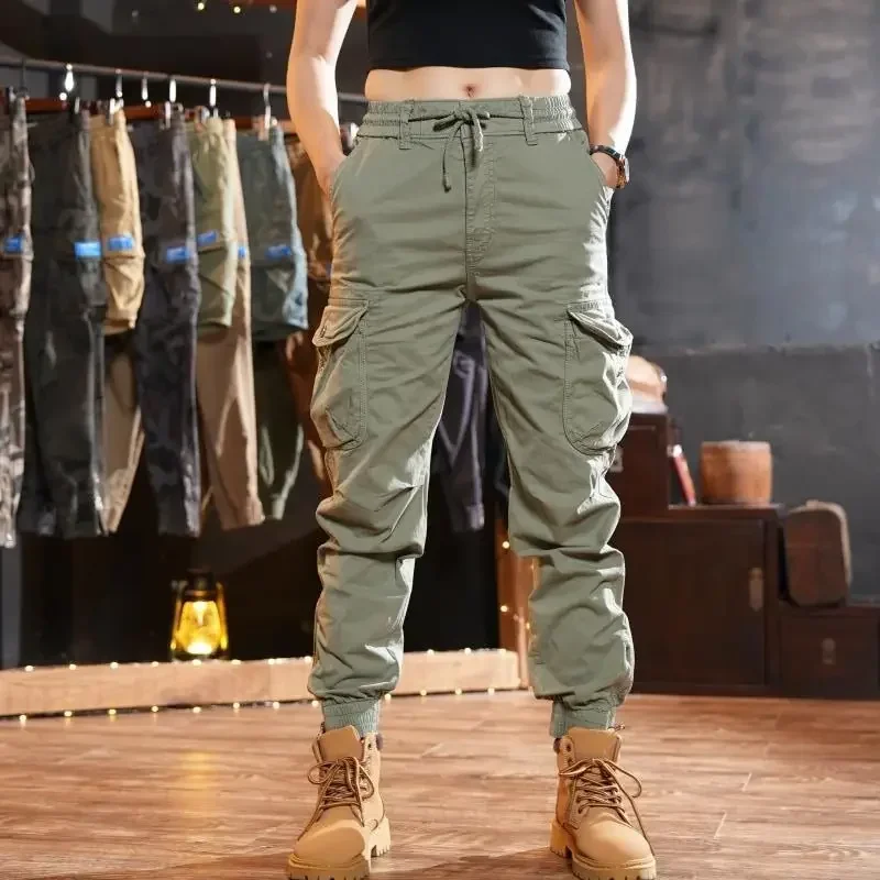 Multi Pocket Outdoor Trousers  - đánh giá và giá Street Fashion Harajuku
