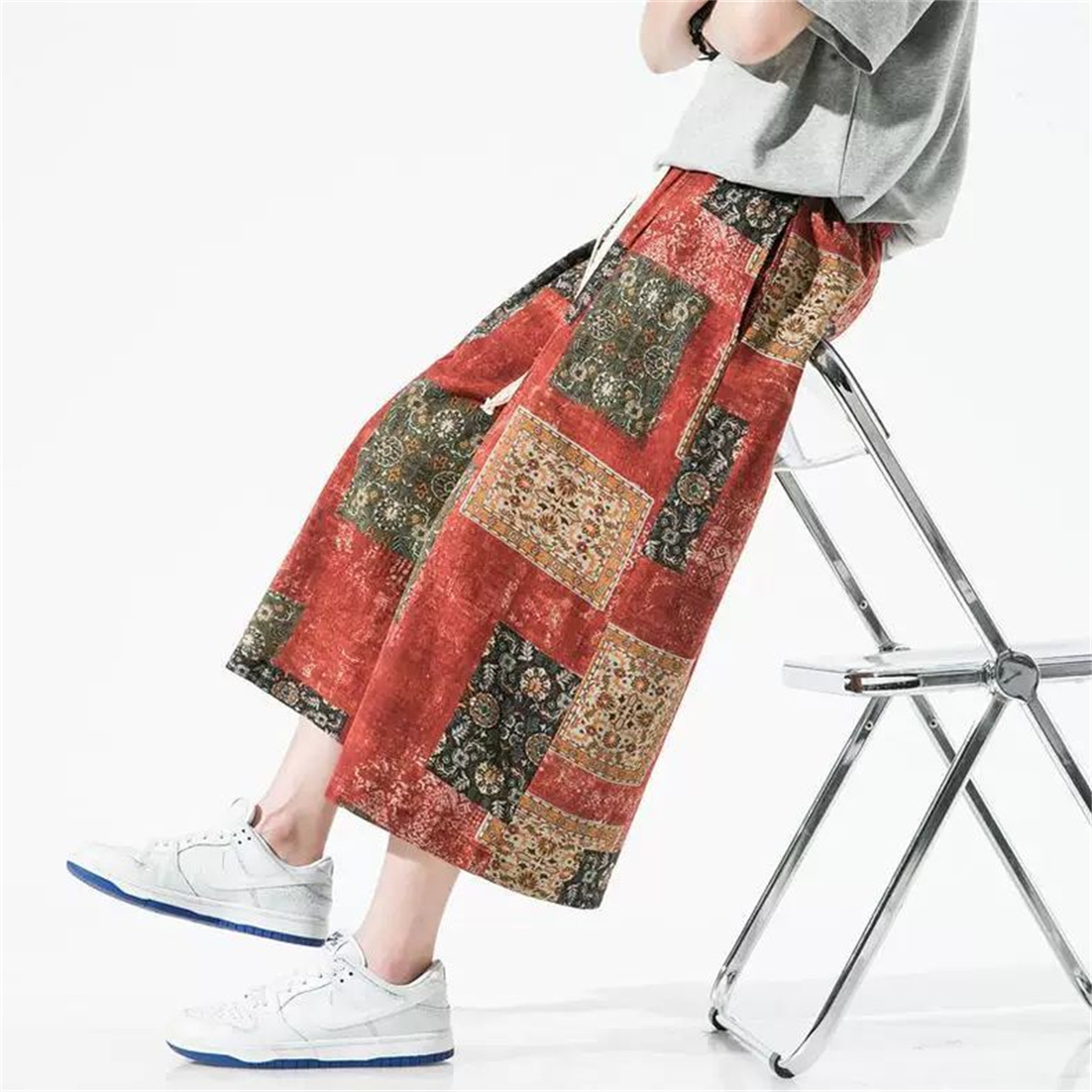 Casual Loose Men's Wide Leg Se - đánh giá và giá Cargo Pant Wide
