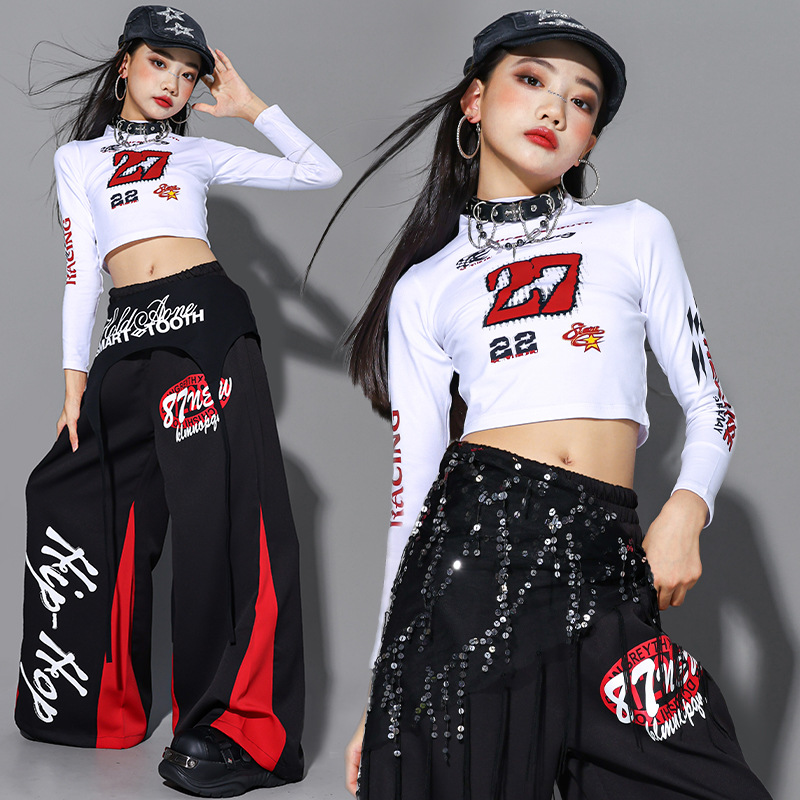 2025 Jazz Dance Clothes Girls  - đánh giá và giá Street Fashion Outfit Girl