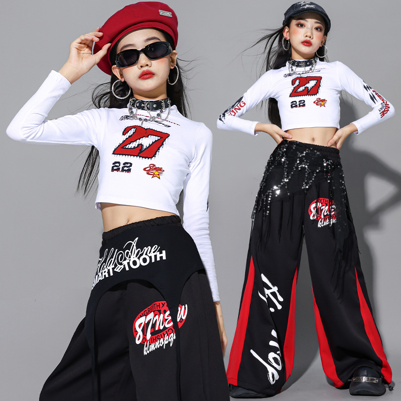 2025 Jazz Dance Clothes Girls  - đánh giá và giá Street Fashion Outfit Girl