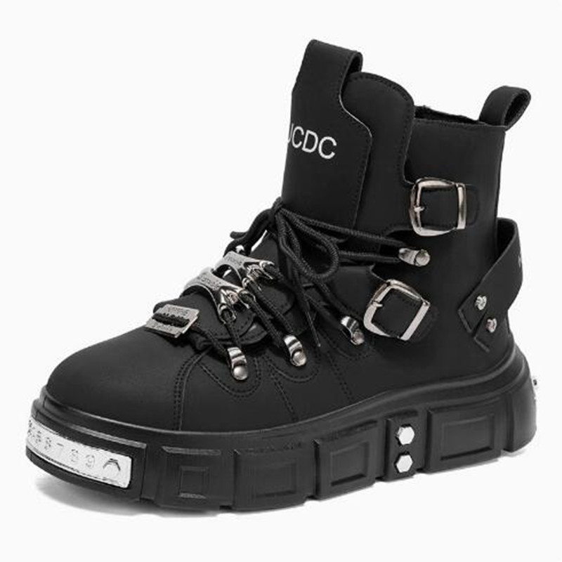 Fashion Rivet Black High top S - đánh giá và giá Street Fashion Punk