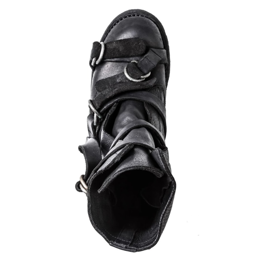 Men's Leather Motorcycle Boots - đánh giá và giá Street Fashion Punk